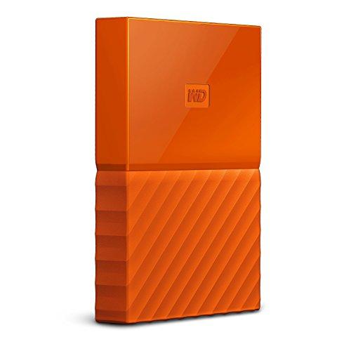 Western Digital WD 3TB Orange My Passport Portable External Hard Drive - USB 3.0 - WDBYFT0030BOR-WESN