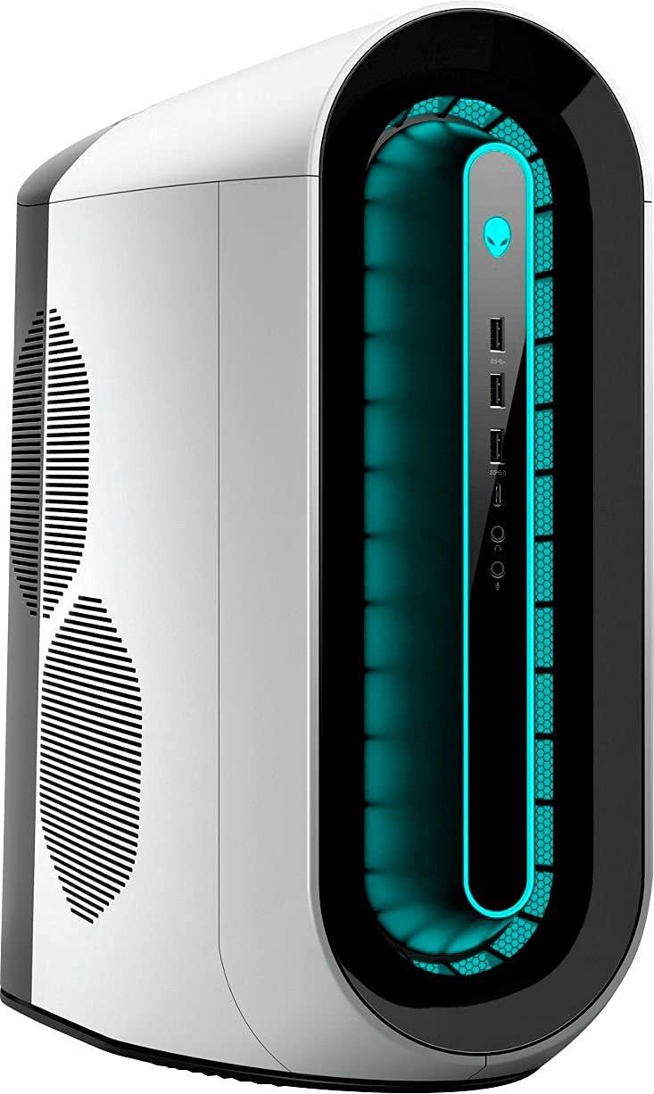 Dell 2021 Dell Alienware Aurora R12 Gaming Desktop, GeForce RTX 3080 10GB GDDR6X, Intel 11th Gen 8-Core i7-11700F, 16GB HyperX DDR4 RAM, 512GB SSD+2TB HDD, Lunar Light White,1000W PSU, WiFi 6+Gift Renewed