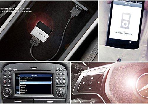 Bovee Bovee 1000 - Wireless Music Interface Adaptor Compatible with Audi, Mercedes, and Volkswagen car kit with 30 pin iPod Connector - Compatible with iPhone and Android