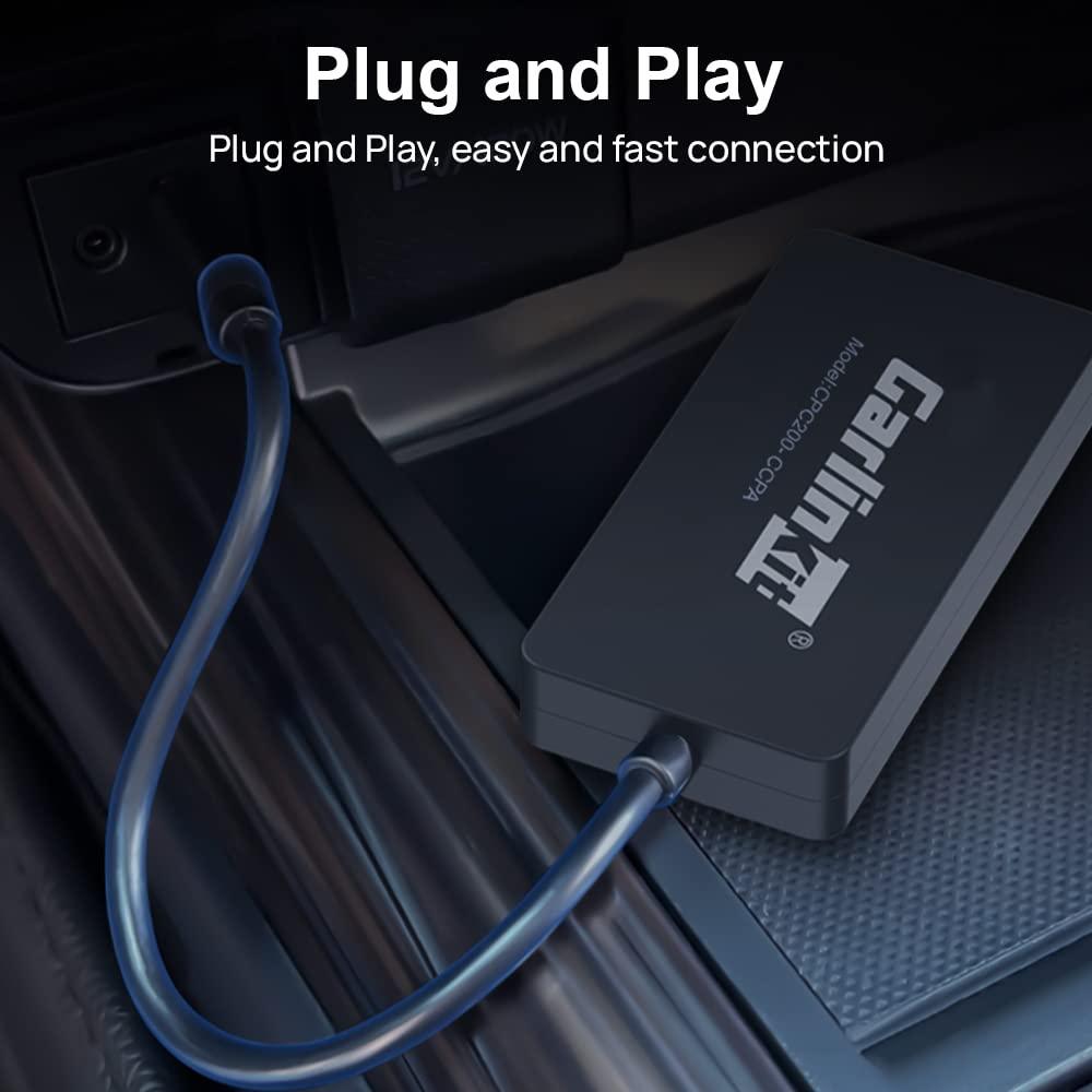 Carlinkit CarlinKit CarPlay Dongle only for Car with Android Head Unit System 4.4.2+,New Upgrade Version,Built-in APK App,Support Wired/Wireless CarPlay,Wired/Wireless Android Auto,Online Upgrade etc.