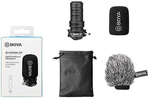 BOYA BOYA Digital Lavalier Microphone for DJI OSMOPocket, Black, (BY-DM100-OP)
