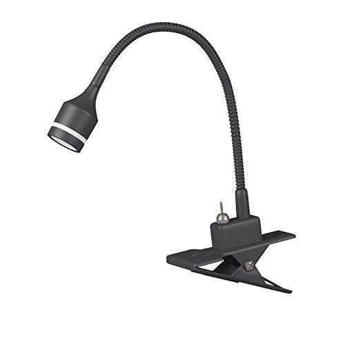 Adesso Adesso 3217-01 Prospect 9.5\" -14.5\" LED Clip Lamp, Black, Smart Outlet Compatible