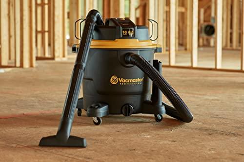 Vacmaster Vacmaster Professional - Wet/Dry Vac, 16 Gallon, Beast Series, 6.5 HP 2-1/2" Hose (VJH1612PF0201), Black