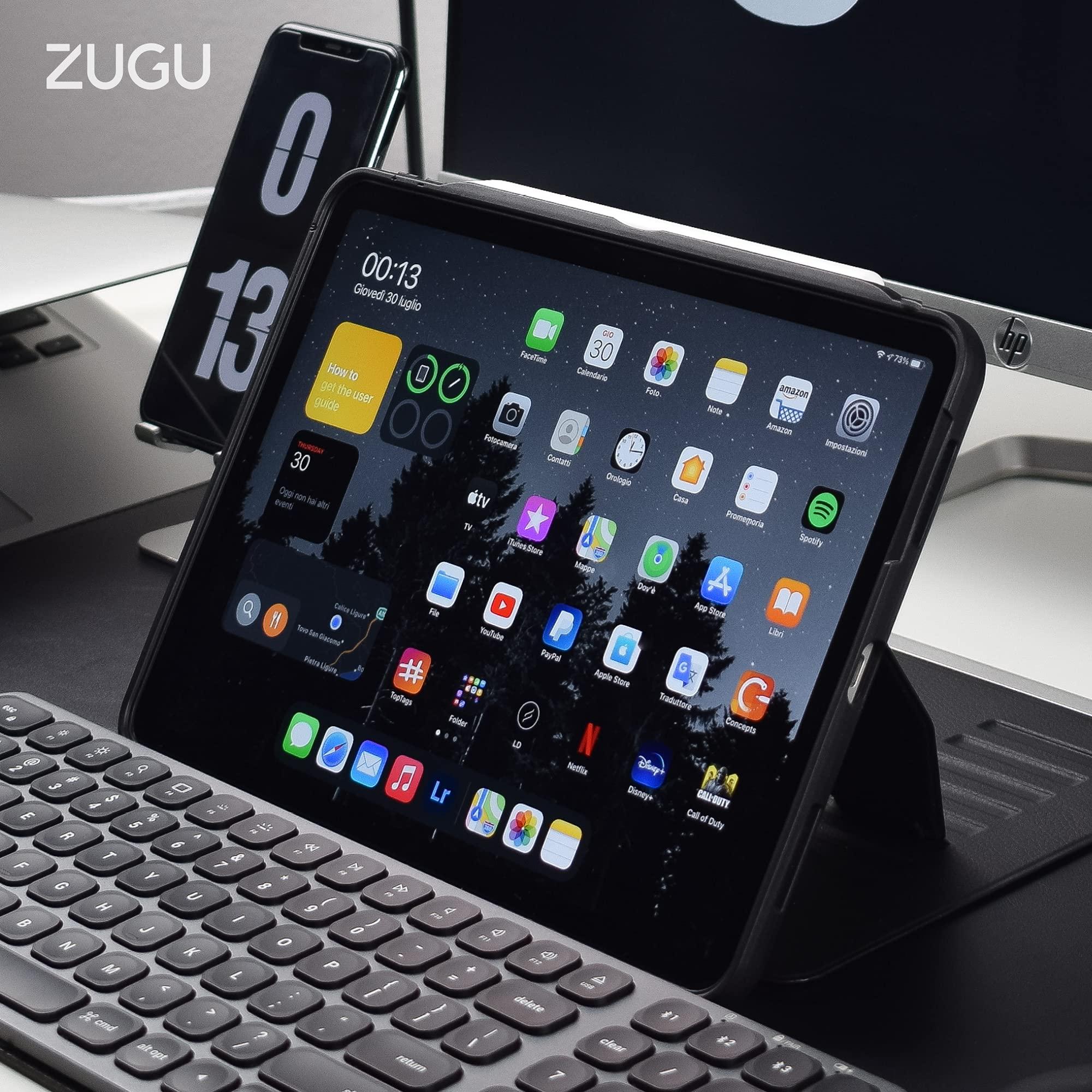 ZUGU CASE ZUGU CASE for iPad Air (M2) 11 inch (2024) iPad Air 4 & 5 10.9 Inch (2020/2022) - Protective, Ultra Thin, Magnetic Stand, Sleep/Wake Cover - Berry Purple