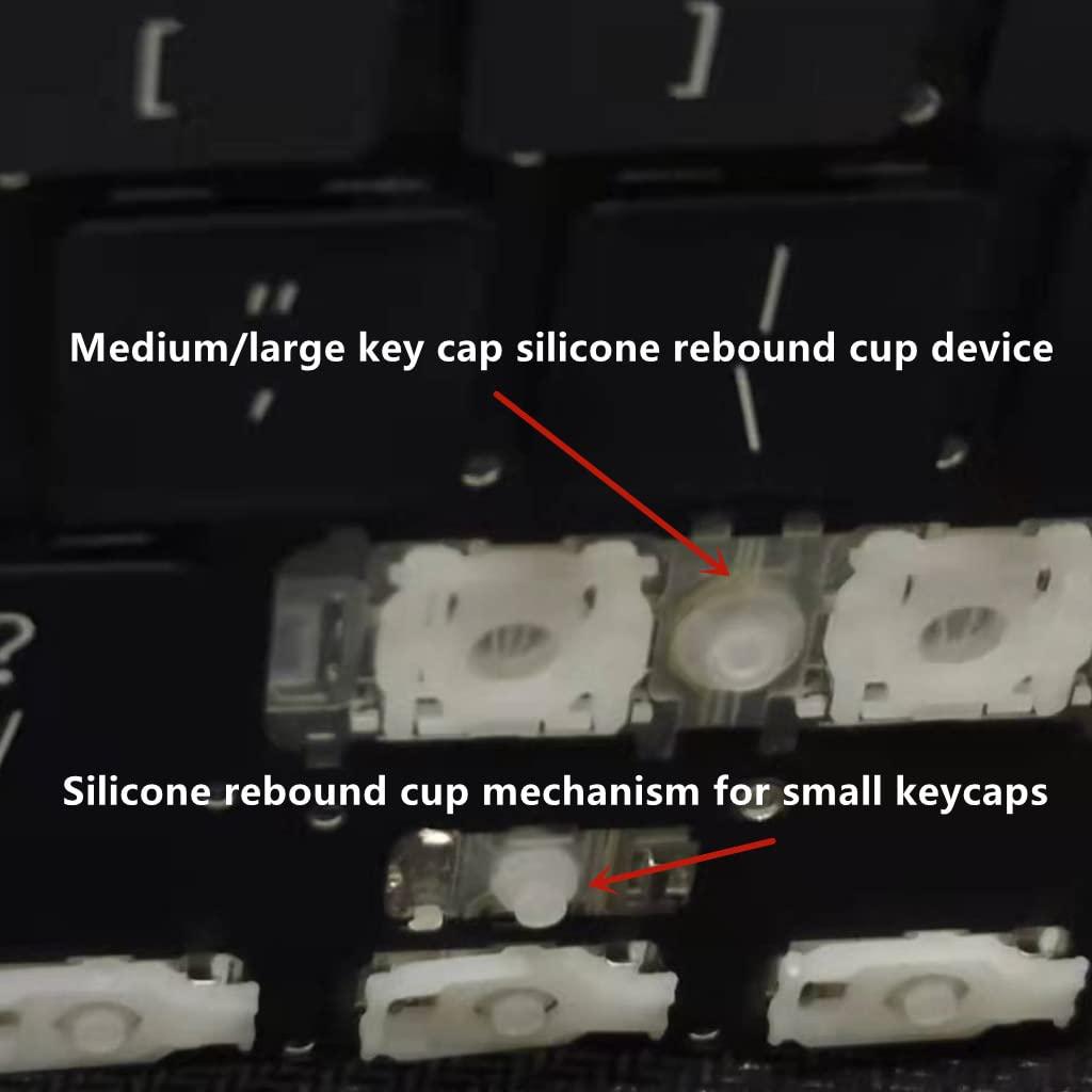 WATIPUNO WATIPUNO Replacement Keyboard Arrow Keys Silicone Rebound Cup Mechanism Compatible with MacBook Pro/Air Model A2141 A2251 A2289 A2179 A2337 A2338 A2442 A2485 M1 Pro/Max 2019-2024 Keyboard