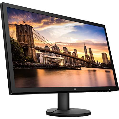 HP HP V24 24 Inch FHD LED-Backlit LCD Monitor Bundle with HDMI, FreeSync, MK270 Wireless Keyboard and Mouse Combo, Gel Pad