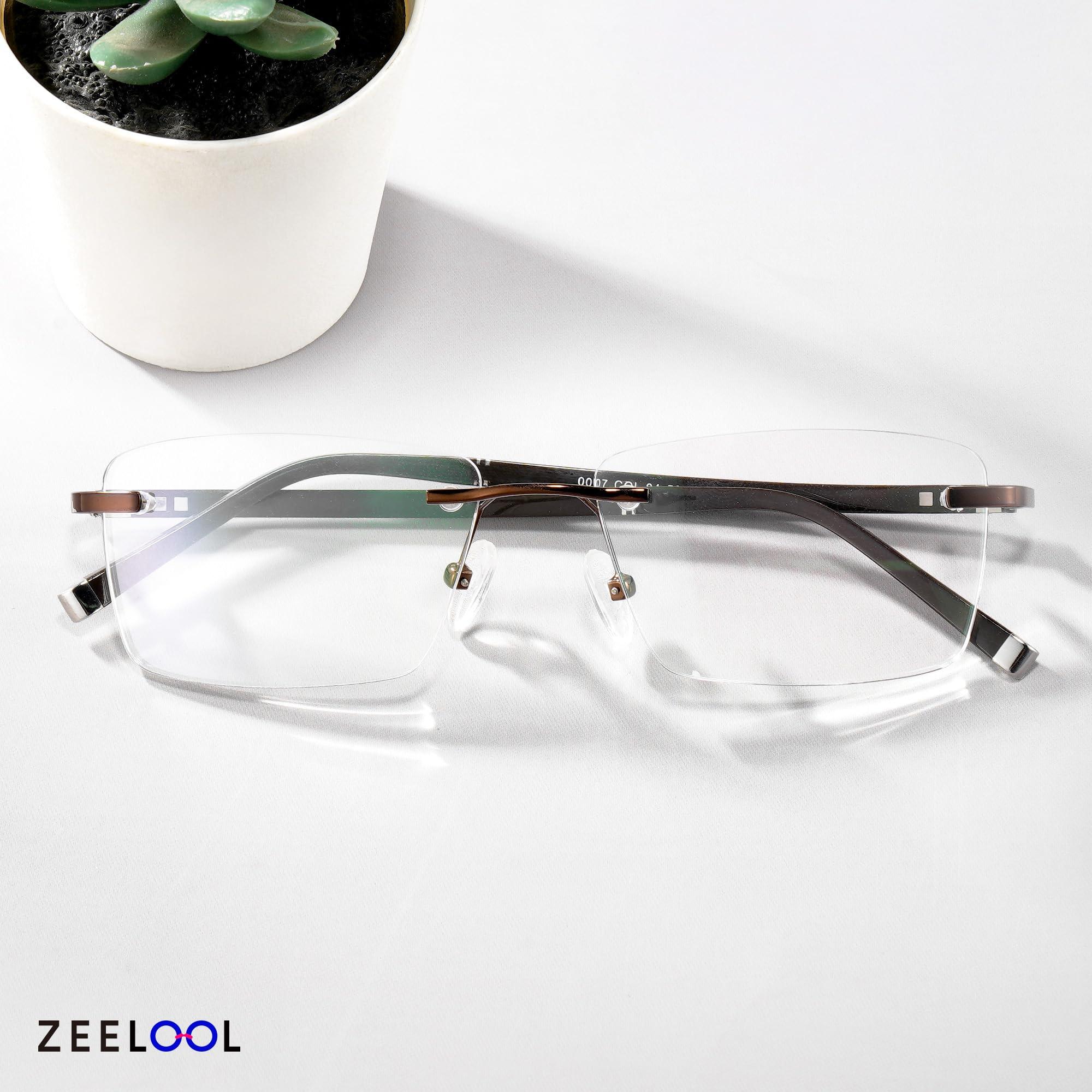 Zeelool Zeelool Rectangular Frame Blue Light Blocking Glasses for Women Men ZJGM819097
