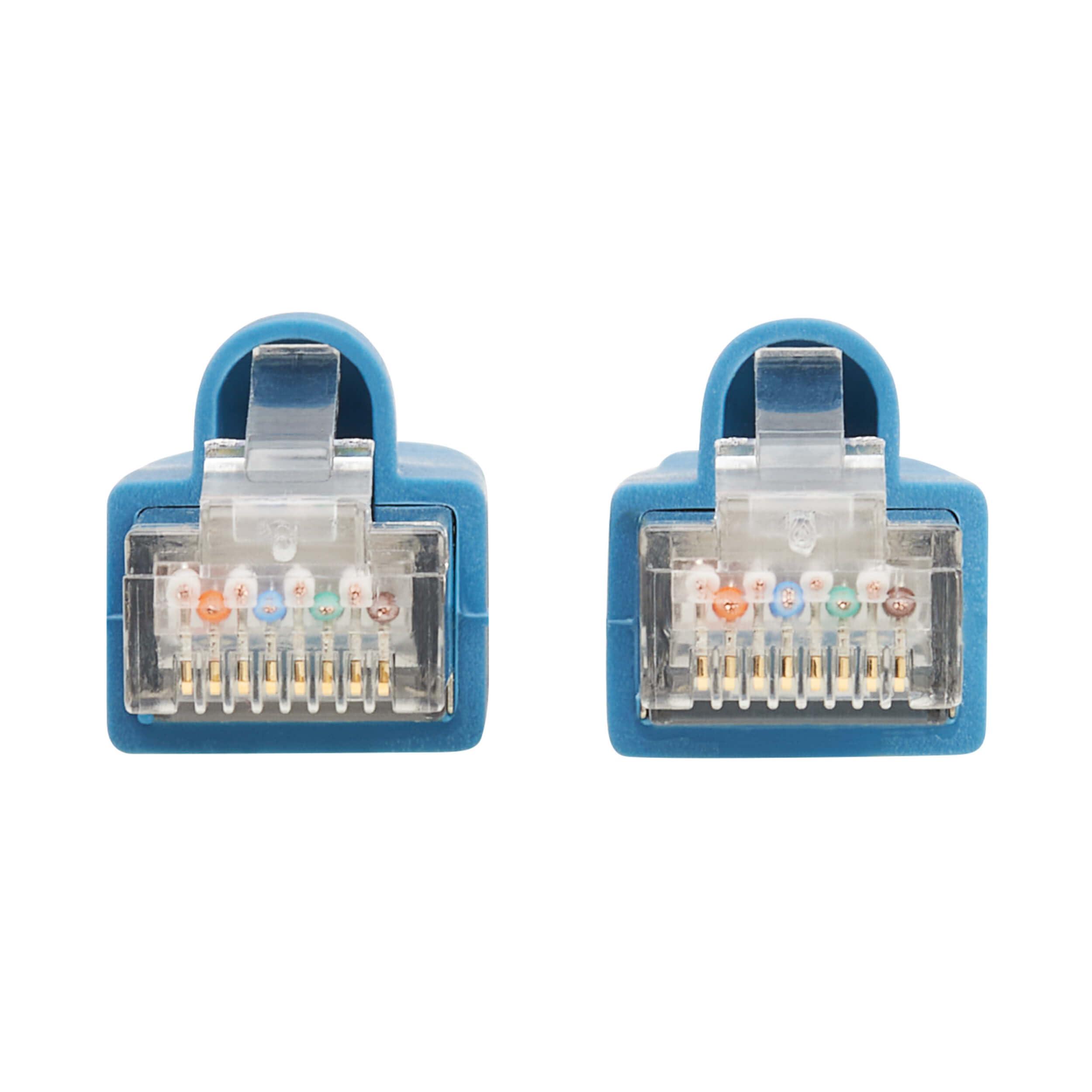 Tripp Lite Tripp Lite Cat8 40G PoE Shielded Ethernet Cable, 13.1 Feet / 4 Meters, Flame-Resistant LSZH Jacket, Power Over Ethernet, Snagless RJ45, SSTP, Male-to-Male, Blue(N272L-F04M-BL)