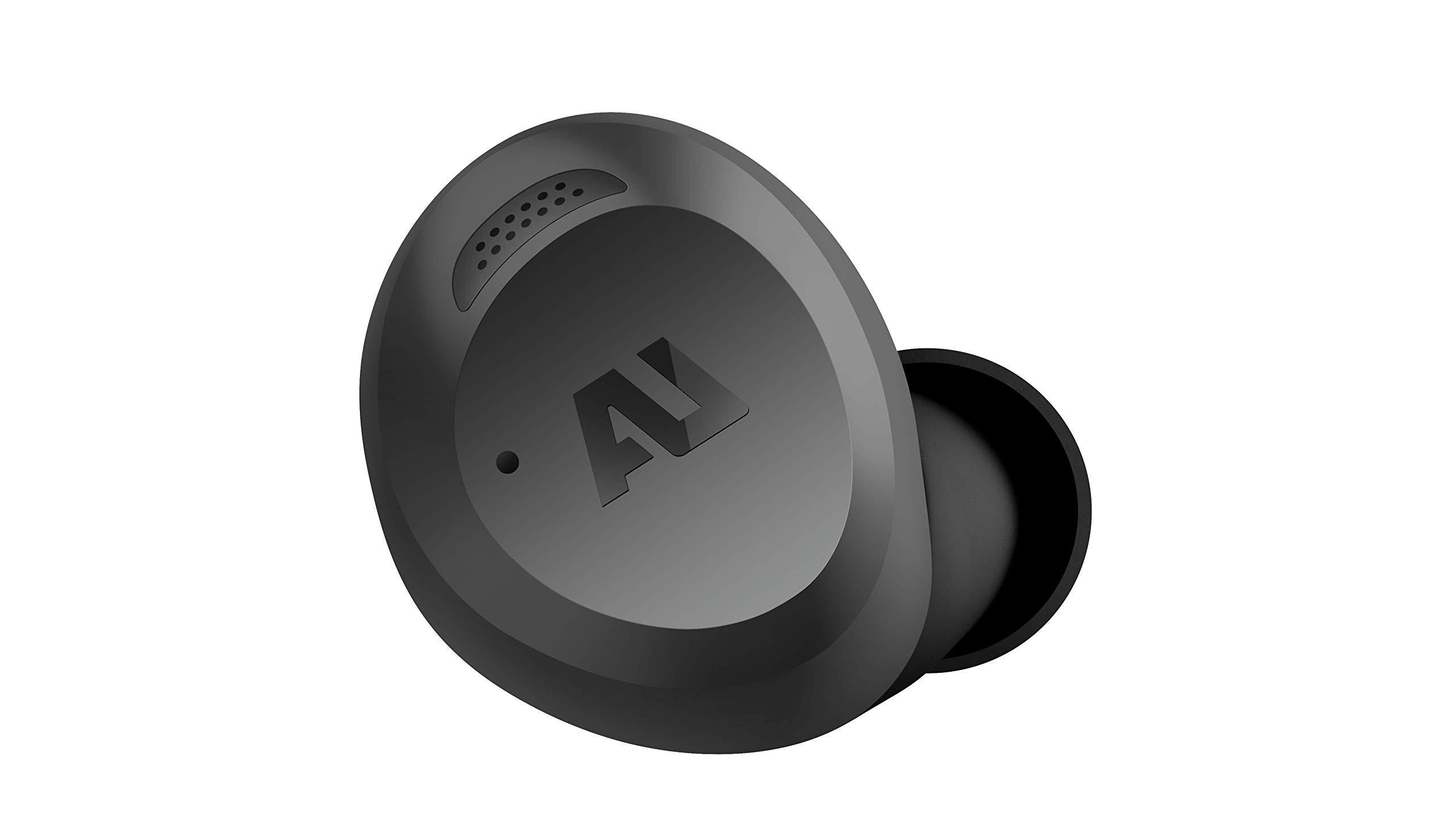 ausounds ausounds AU-Stream Hybrid Bluetooth True Wireless Hybrid Active Noise Cancelling Earbuds with Touch Controls, Wireless Charging Case, and Premium Dynamic Drivers, Gray