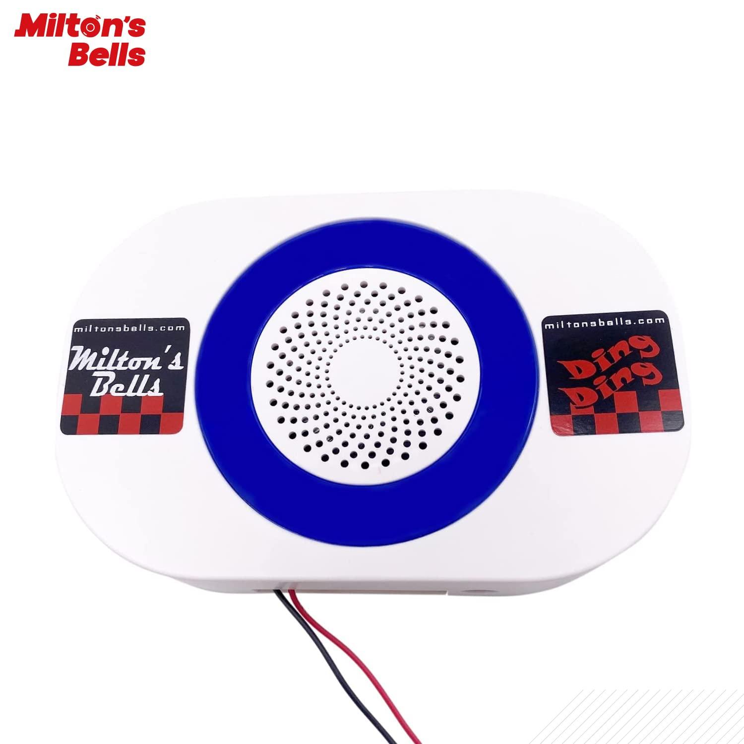 MILTON'S BELLS Milton’s Bells Warehouse Door Chime and Siren Kit - Extra Loud doorbell Chime and Siren kit, for Industrial, Manufacturing, Warehouses, Loading Docks and environments with Loud Machinery