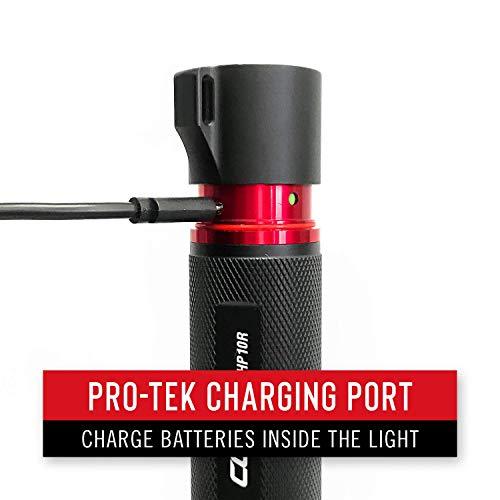 Coast Coast HP7R 300 Lumen Rechargeable LED Flashlight with Slide Focus, Black