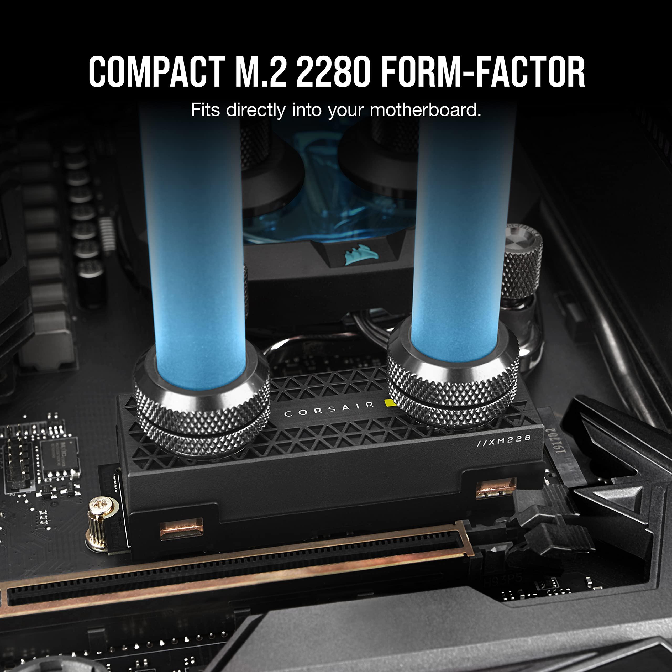 Corsair Corsair MP600 PRO XT 4TB Hydro X Edition Gen4 PCIe x4 NVMe M.2 SSD High-Density TLC NAND Hydro X Series XM2 Water Block M.2 2280 Form-Factor