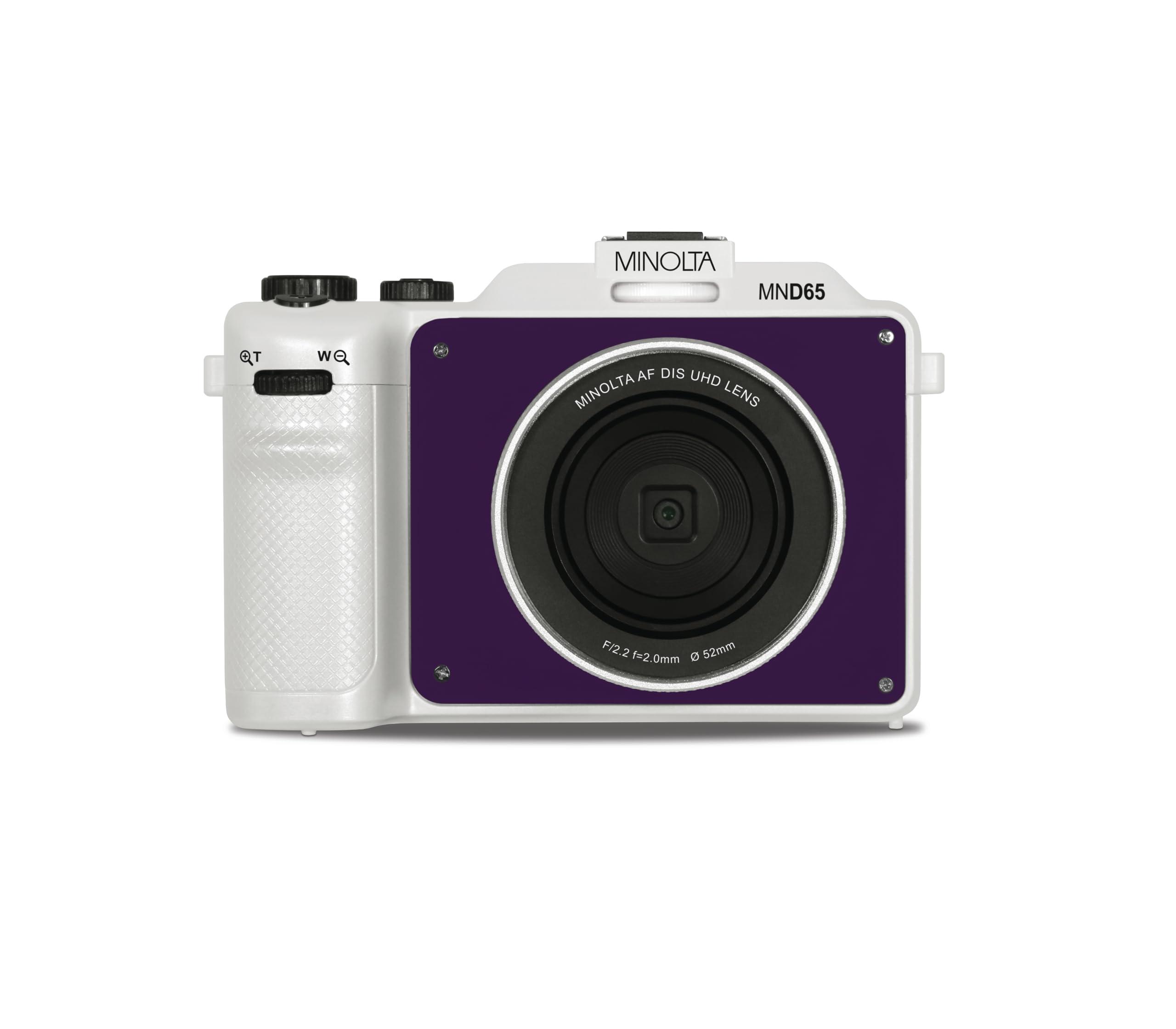 Konica Minolta Minolta MND65 56 MP Autofocus / 4K60FPS Ultra HD Camera w/WiFi and Two Replaceable Faceplates