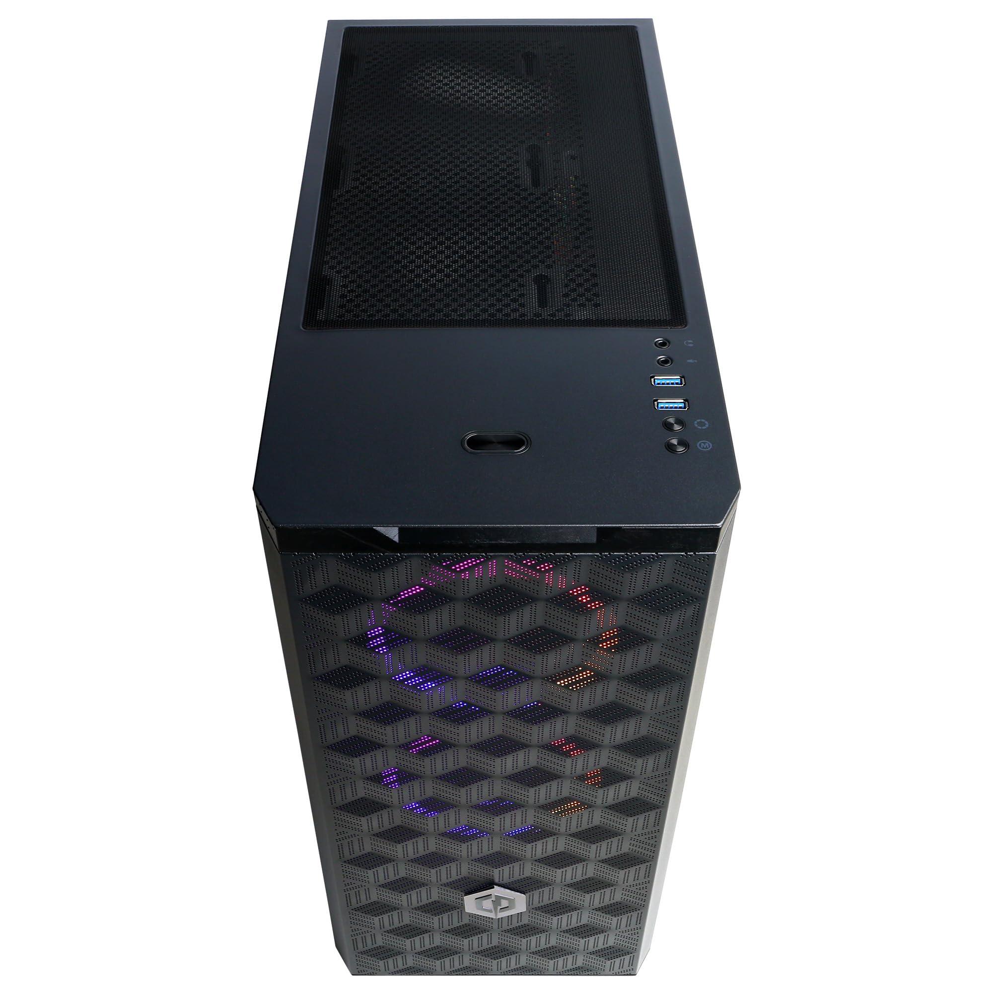 CyberpowerPC CyberpowerPC Gamer Xtreme VR Gaming PC, Intel Core i7-14700KF 3.4GHz, GeForce RTX 4060 Ti 8GB, 16GB DDR5, 2TB NVMe SSD, WiFi Ready & Windows 11 Home (GXiVR8400A17)