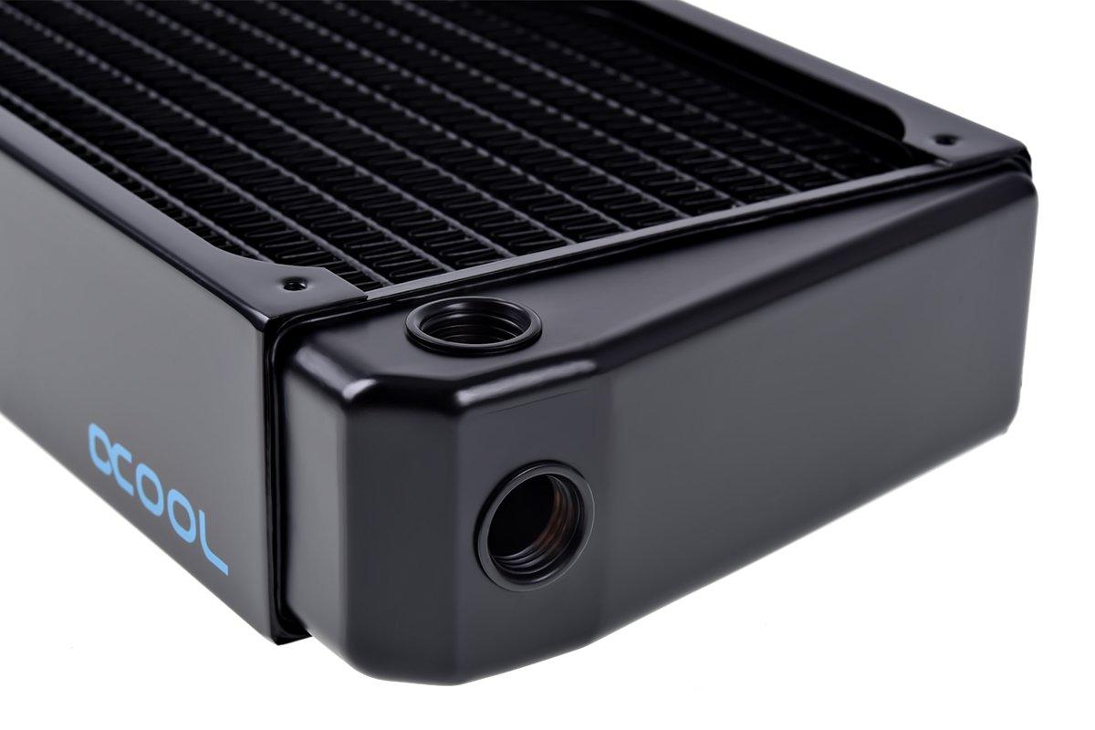 Alphacool Alphacool NexXxos XT45 Full Copper X-Flow Radiator480, 120mm x 4, Quad Fan, Black