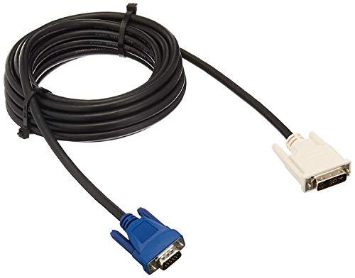 C2G/ Cables To Go C2G 26955 DVI Male to HD15 VGA Male Video Cable, Black (9.8 Feet, 3 Meters)