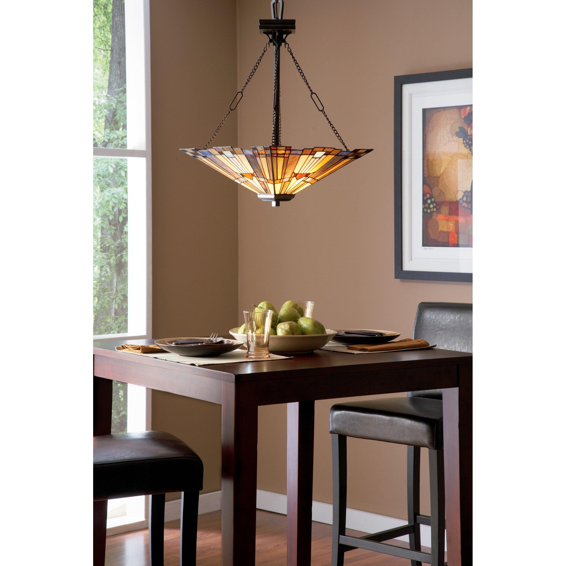 Quoizel Quoizel Inglenook 3-Light Valiant Bronze Pendant Light