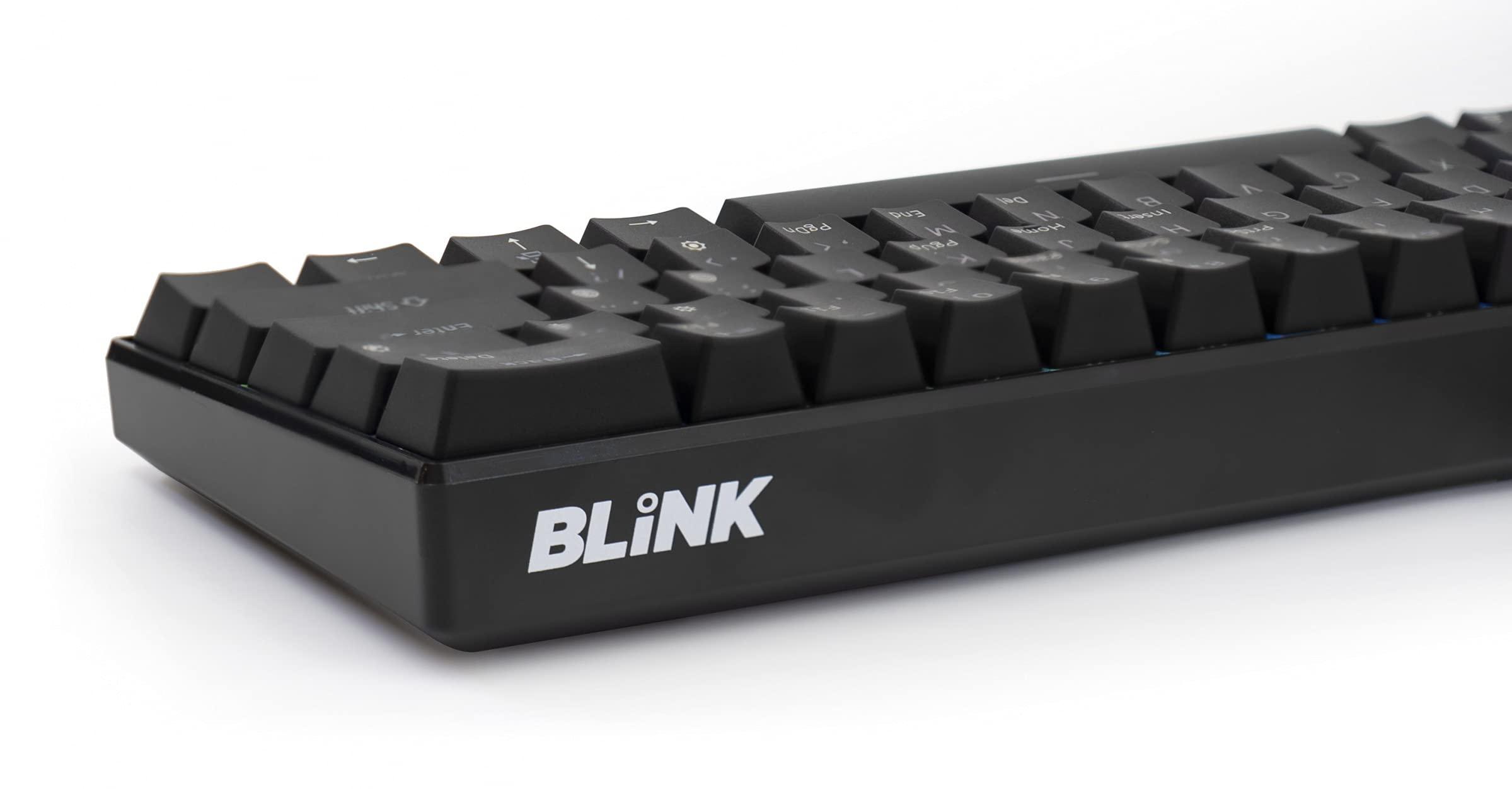 MEKO MEKO Blink 60% RGB LED Hotswap Bluetooth Double Shot ABS Mechanical Keyboard (Kailh Box Brown)