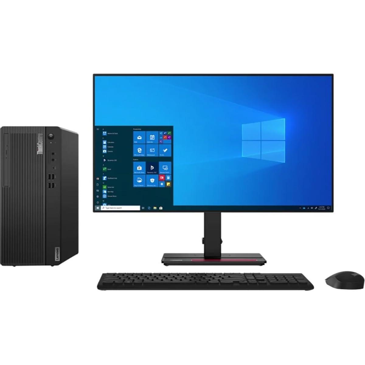 Lenovo Lenovo ThinkCentre M80t Gen 3 Desktop Computer, Intel Core i5-12500 3.0GHz, 16GB RAM, 512GB SSD, Windows 11 Pro, Black
