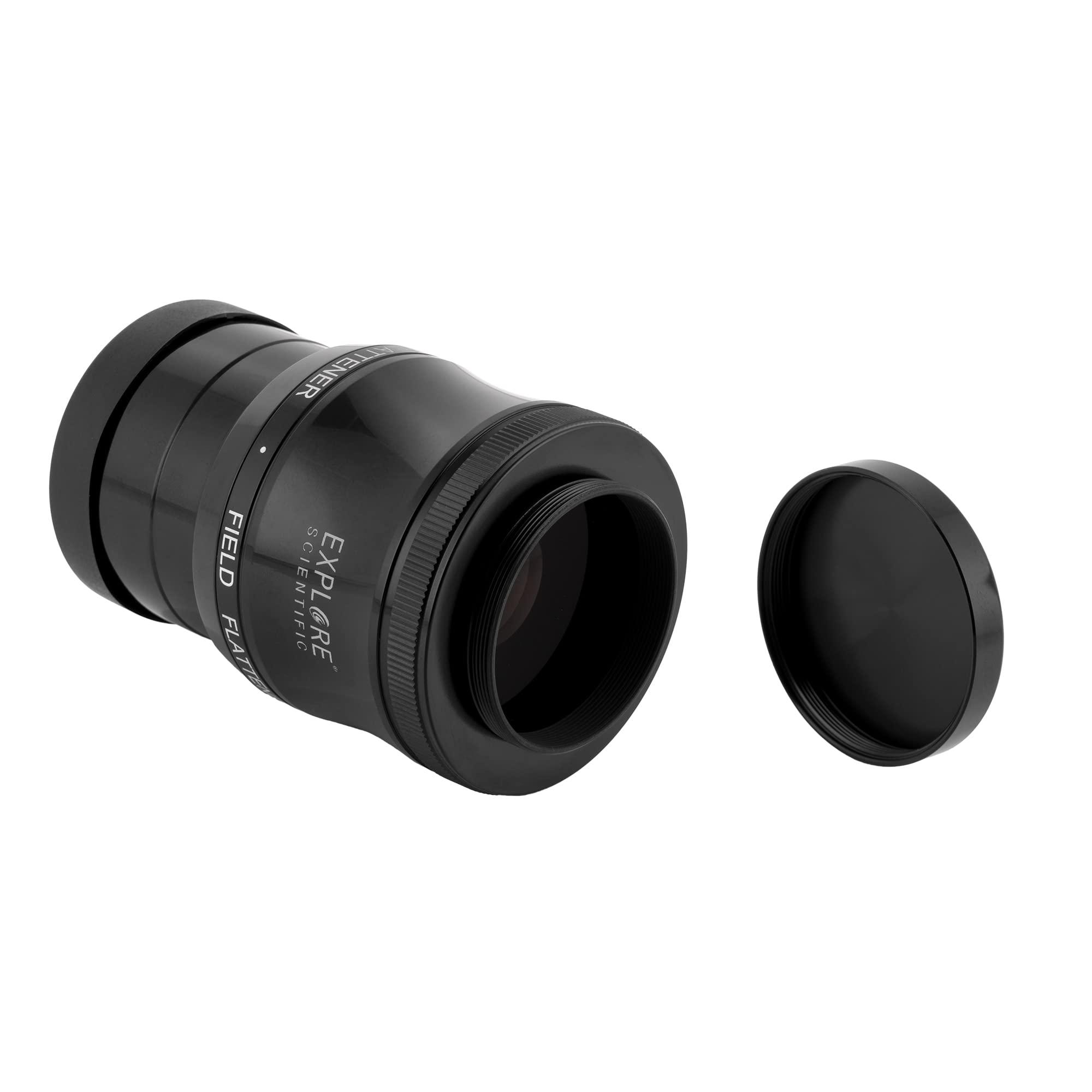 Explore Scientific Explore Scientific Field Flattener for Refractor Telescopes with Focal Ratio of f/5 to f7 for Astrophotography