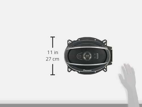 PIONEER Pioneer TS-A6970F, 4-Way Car Audio Speakers, Full Range, Clear Sound Quality, Easy Installation and Enhanced Bass Response, 6 x 9 speakers,Black