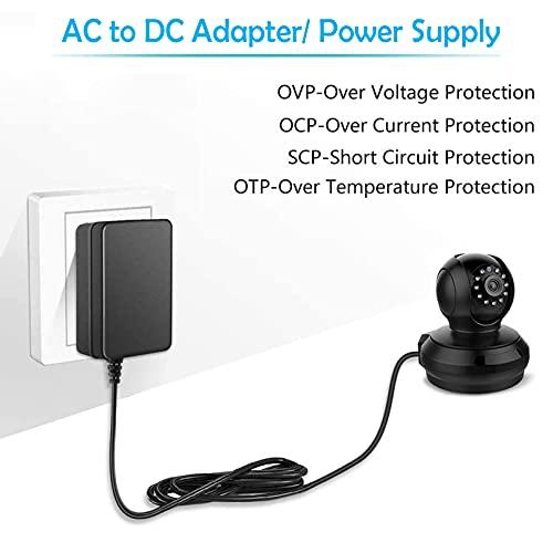AMENKER 12V 2A Power Supply Adapter, AC/DC Adapter with 8 Selectable Adapter Tips, UL Listed 100V~240V AC to DC 12 Volt Converter Transformer for Router LED Strip Lights CCTV Security Camera Speaker Devices
