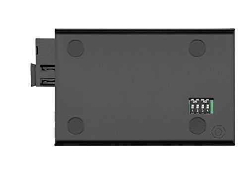 ROBOfiber LFC-100-SC20A Fast Ethernet to BiDi WDM SC, 20Km, T:1310/R:1550nm singlemode Single Strand Fiber Media Converter, LFP and DIP sw Settings
