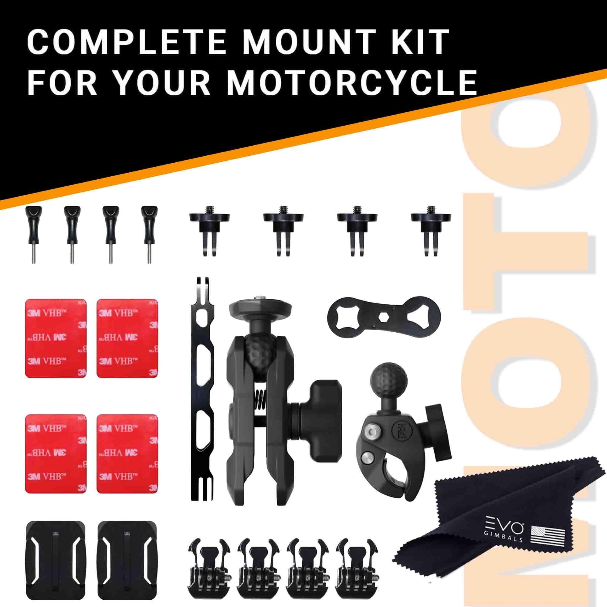 Insta360 Insta360 Complete Motorcycle Bundle Mounting Kit for ONE X3/X2/X 360 Cameras | Compatible with ONE R/RS, EVO and GoPro 11/10/9/MAX