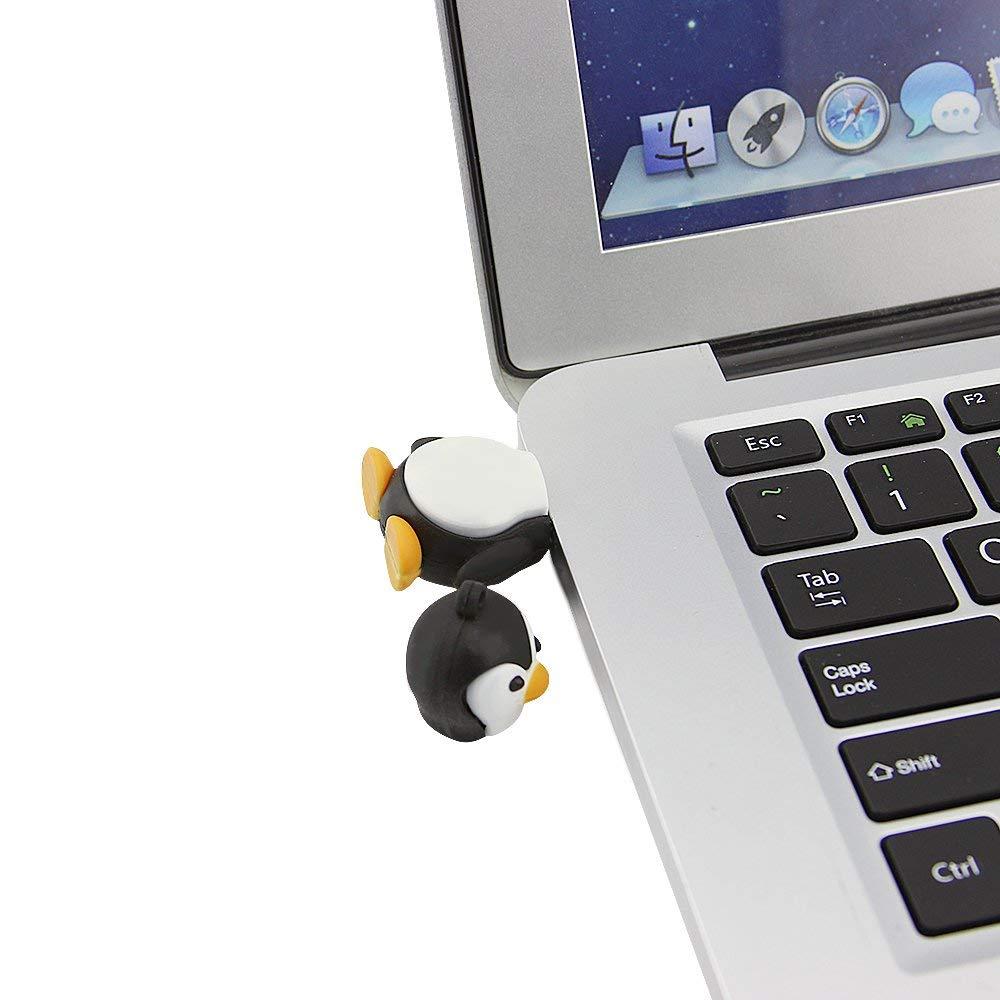 SXBan 128GB USB 2.0 Flash Drive Novelty Cute Baby Penguin Pen Drive Memory Stick Thumb Drive