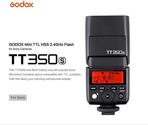 GODOX Godox Thinklite TTL TT350S Mini Camera Flash High Speed 1/8000s GN36 for Sony Mirrorless DSLR Camera A77II A6000 A6500 RX10 Series