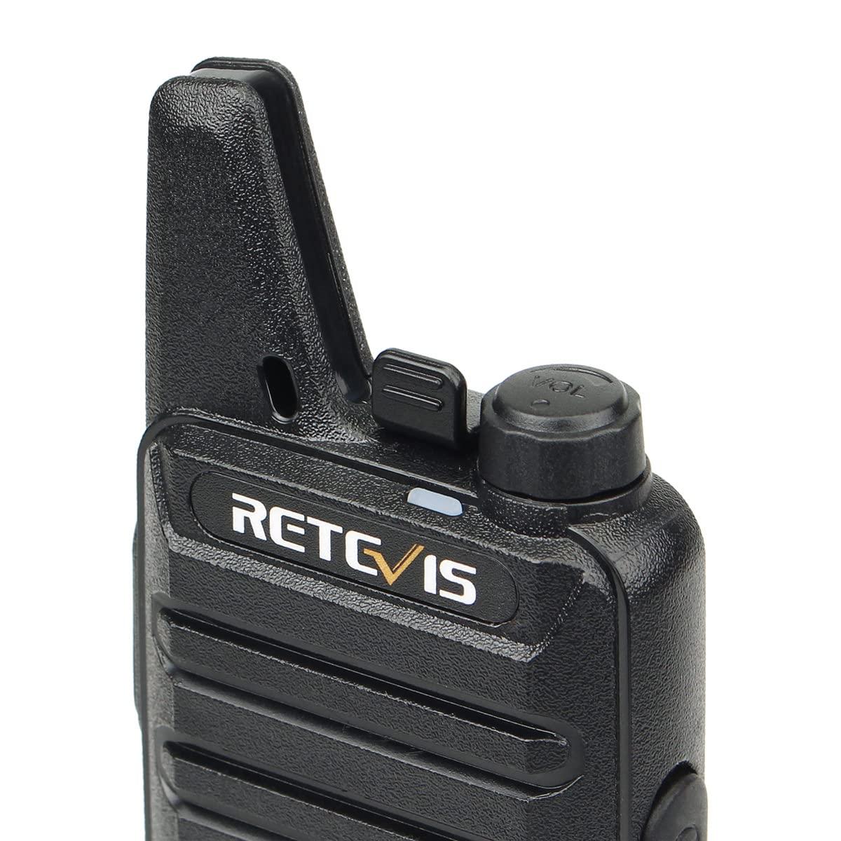 Retevis Retevis RT22 Walkie Talkies Rechargeable, Long Range Two Way Radio,2 Way Radio for Adults, Black,10 Pack, with Retekess TT116 Wireless Audio Tour Guide System
