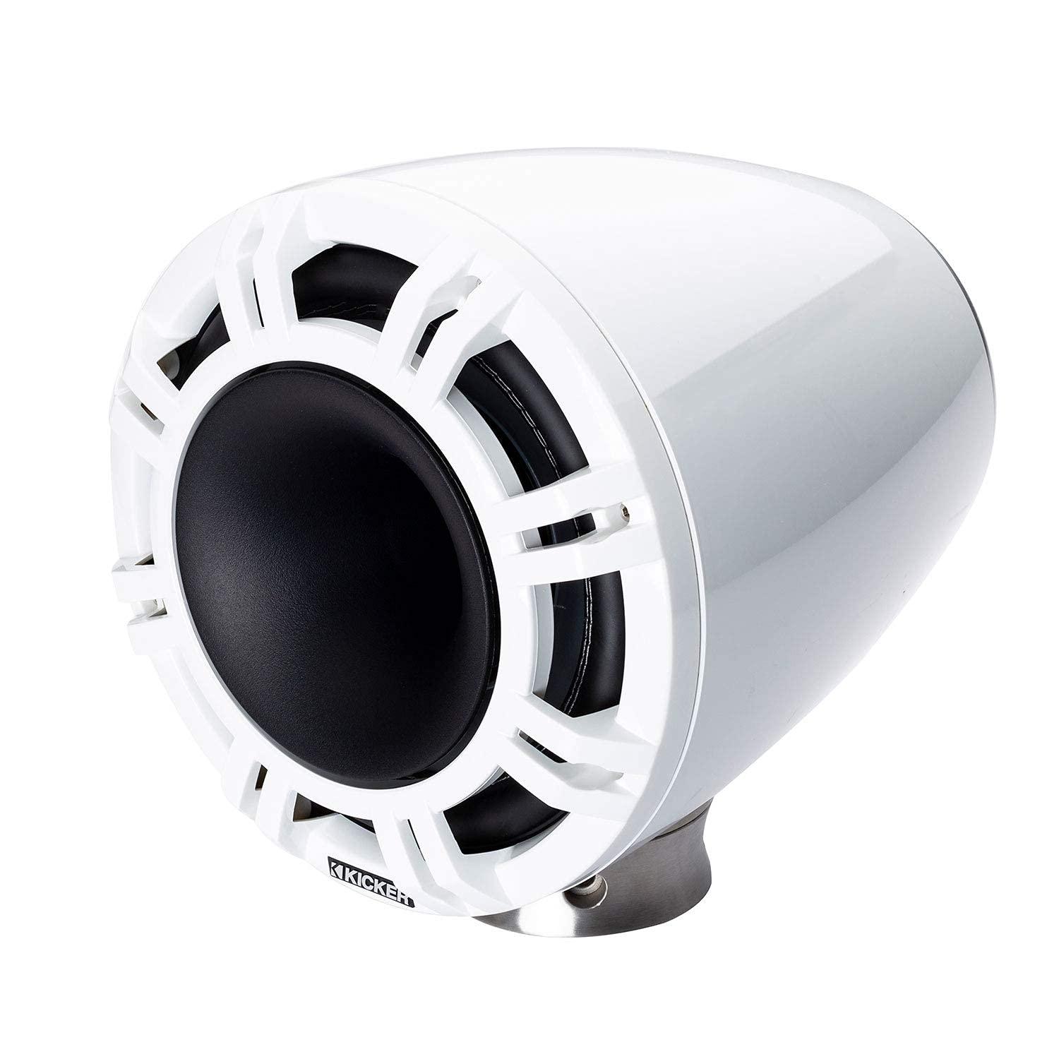 KICKER KICKER KMFC 9-Inch Tower System Speakers - White (Renewed)