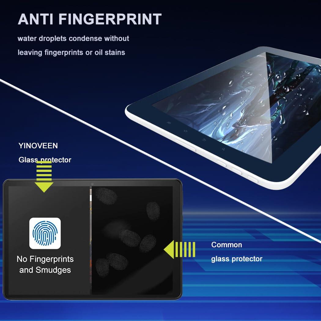 YINOVEEN 2Pack Tempered Glass Screen Protector for Lenovo Tab M10 Plus 3rd Gen 10.6 Inch 2022, Glass Screen Guard for 10.6 inch Lenovo Tab M10 Plus Gen 3 TB125FU TB128FU TB128XU 2022, 2.5D Radian, 9H Hardness