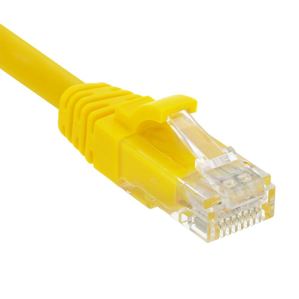 NavePoint NavePoint Patch Cable, CAT6, UTP, 24AWG/7 * 0.18 MM, 5 Ft, 10 Pack, Yellow