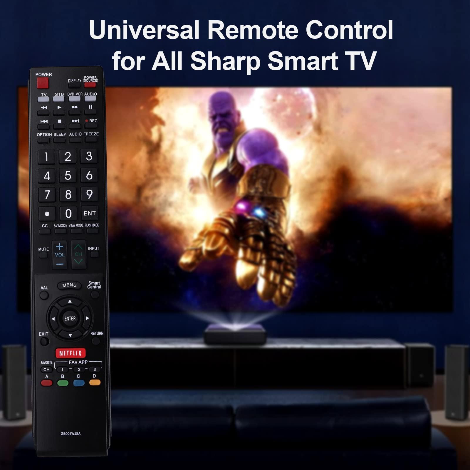 Uyibii New Universal TV Remote Control for All Sharp Brand TV Smart TVAquos TV