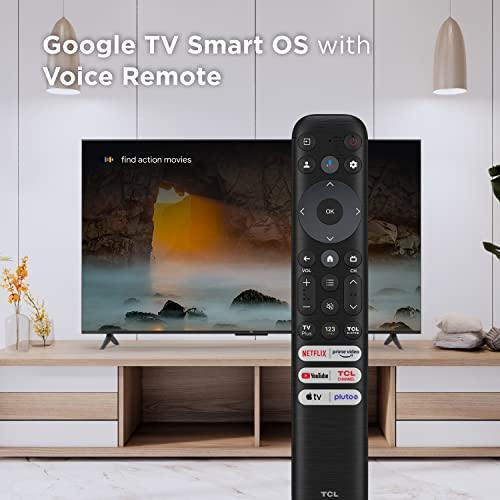 TCL TCL 85-Inch Class S4 4K LED Smart TV with Google TV (85S450G, 2023 Model), Dolby Vision, HDR Pro, Dolby Atmos, Google Assistant Built-in with Voice Remote, Works with Alexa, Streaming UHD Television , Black