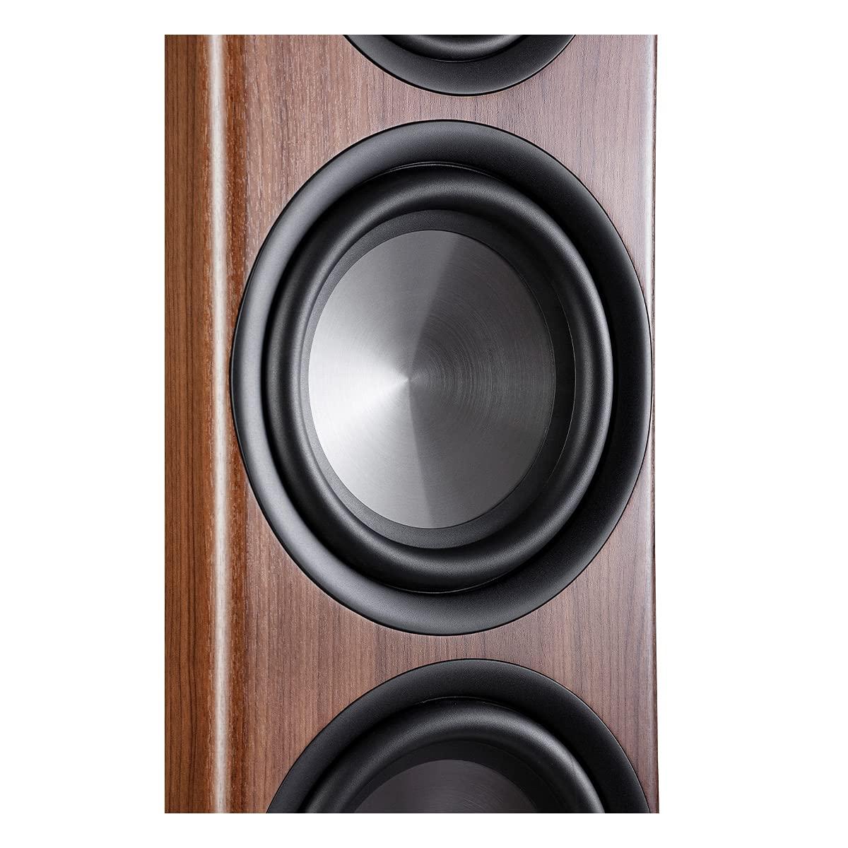Polk Audio Polk Audio Reserve Series R700 Tower Speaker, 1\" Tweeter, Dual 6.5\" Woofers & Dual 8\" Long-Throw Drivers, Hi-Res Certified, Dolby Atmos & IMAX Enhanced for Dynamic Home Theater Audio, Walnut Brown