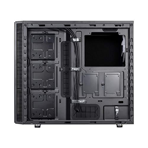 Fractal Design Fractal Design Nano S Window - Mini Tower Computer Case - ITX - Optimized for High Airflow and Silent Computing with ModuVent Technology -2X Fractal Dynamix X2 GP-14 Fans Included -Black Window