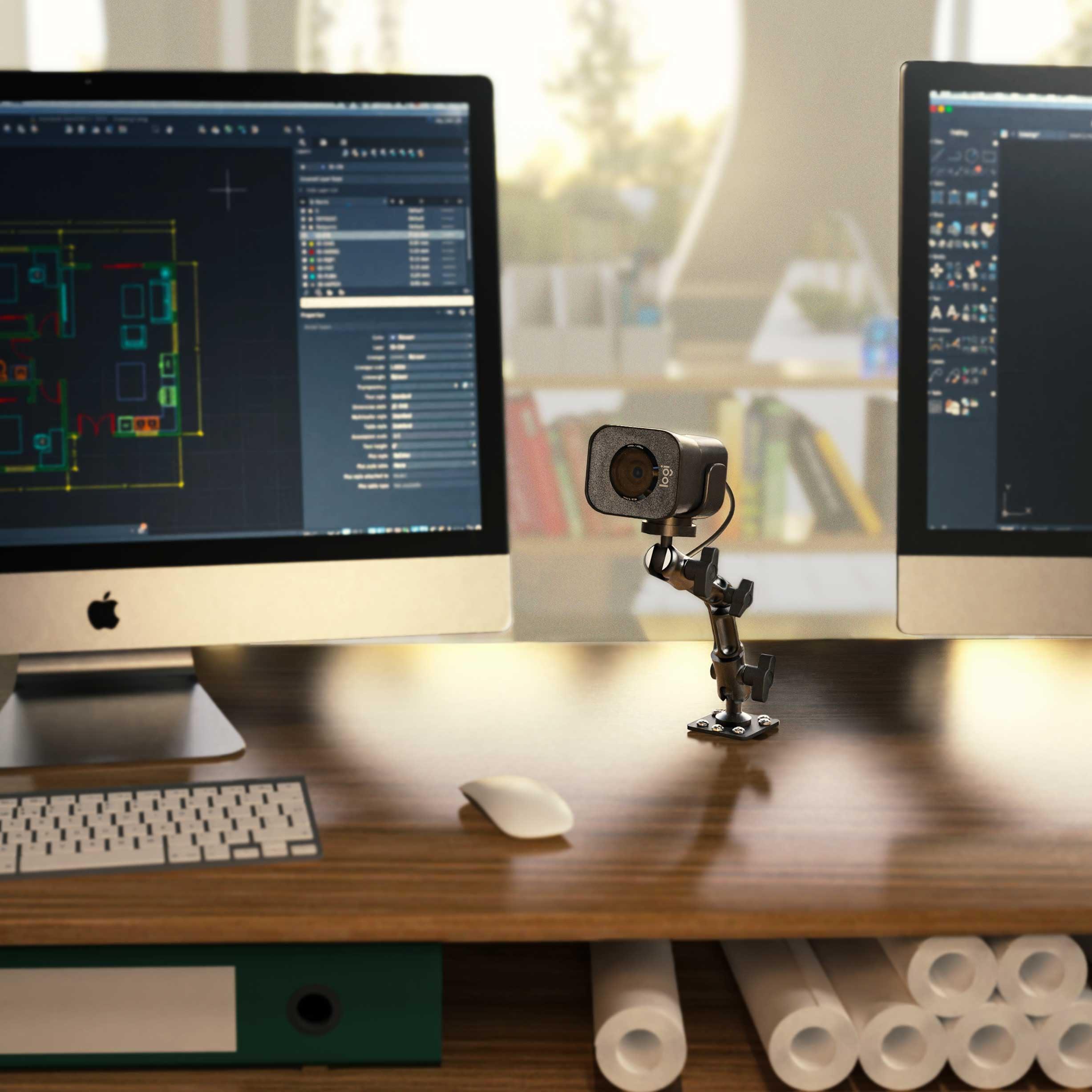 ARKON ARKON Mounts - Camera Wall Mount Robust Aluminum Construction Easy Installation Precision adjustments to capture any angle Great security camera mount for CCTV cameras, camcorders, and more