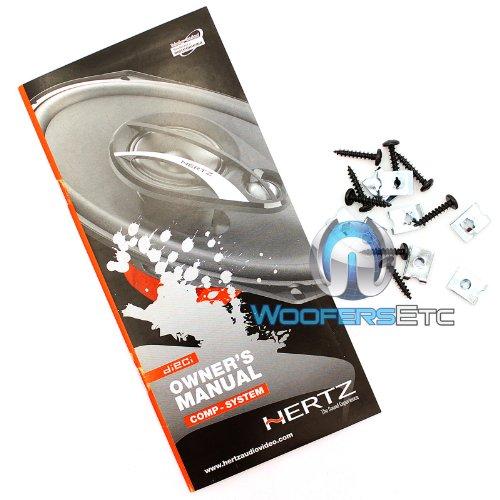 Diginex DCX 460.3 Hertz 4 x 6 Inch 2-Way 80W RMS DIECI Series Coaxial Speakers