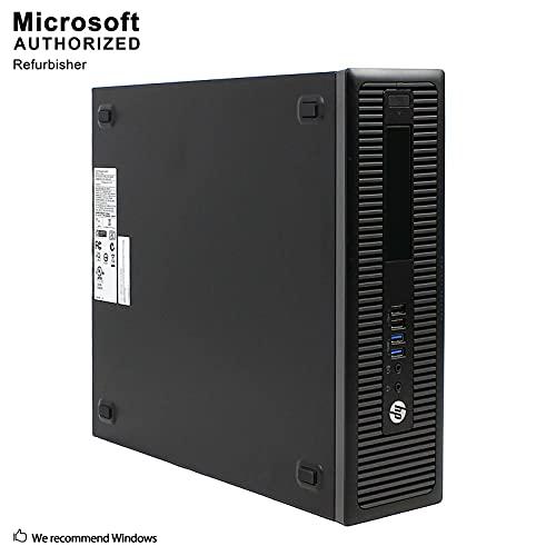 HP HP ProDesk 600 G2 Small Form Factor PC, Intel Quad Core i5-6500 up to 3.6GHz, 16G DDR4, 512G SSD, 4K Support, VGA, DP, Win 10 Pro 64-Multi-Language Support English/Spanish/French(Renewed)