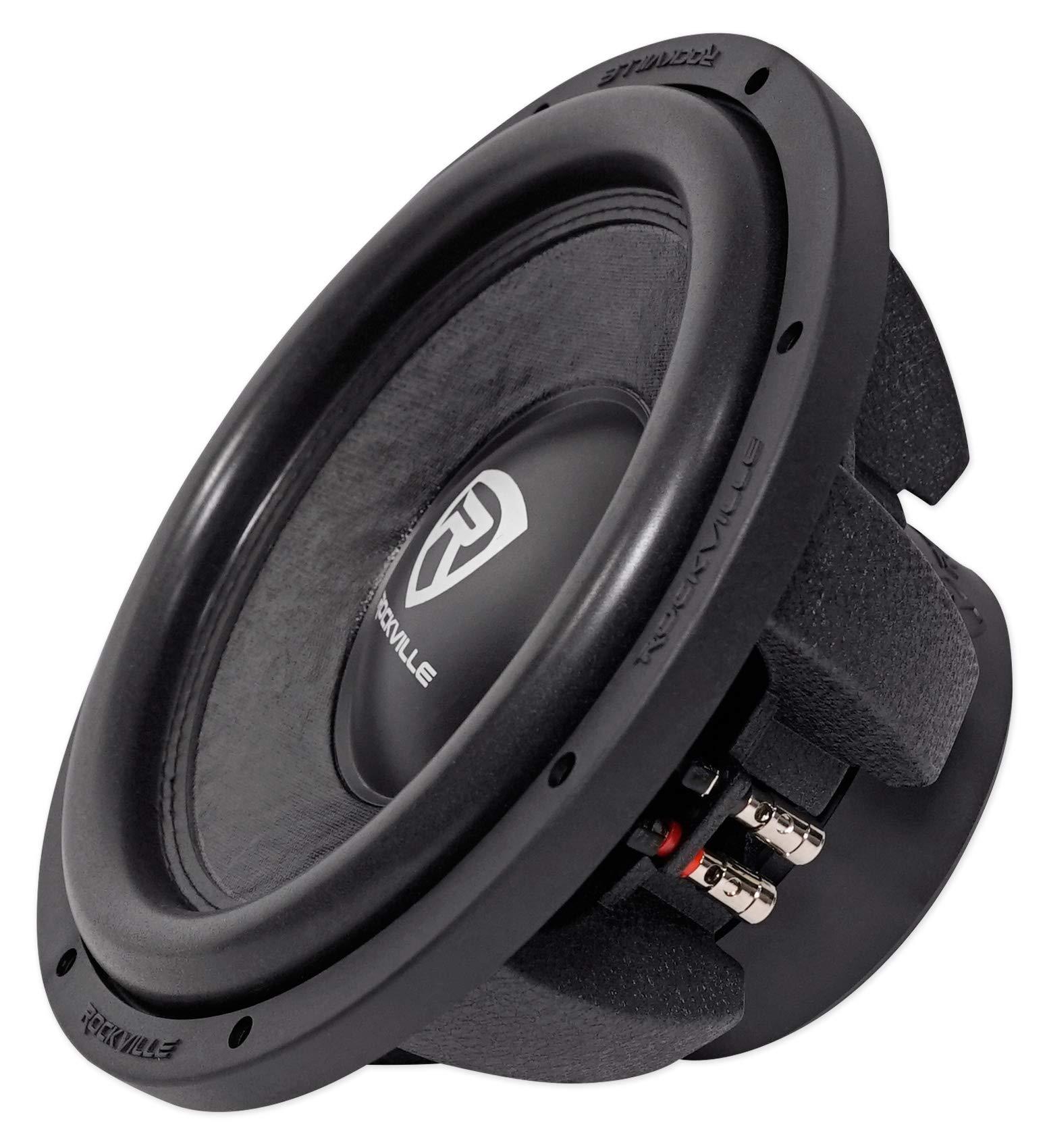 Rockville Rockville (2) W12K6D2 V2 12\" 4800w Car Audio Subwoofers+Sealed Sub Box Enclosure