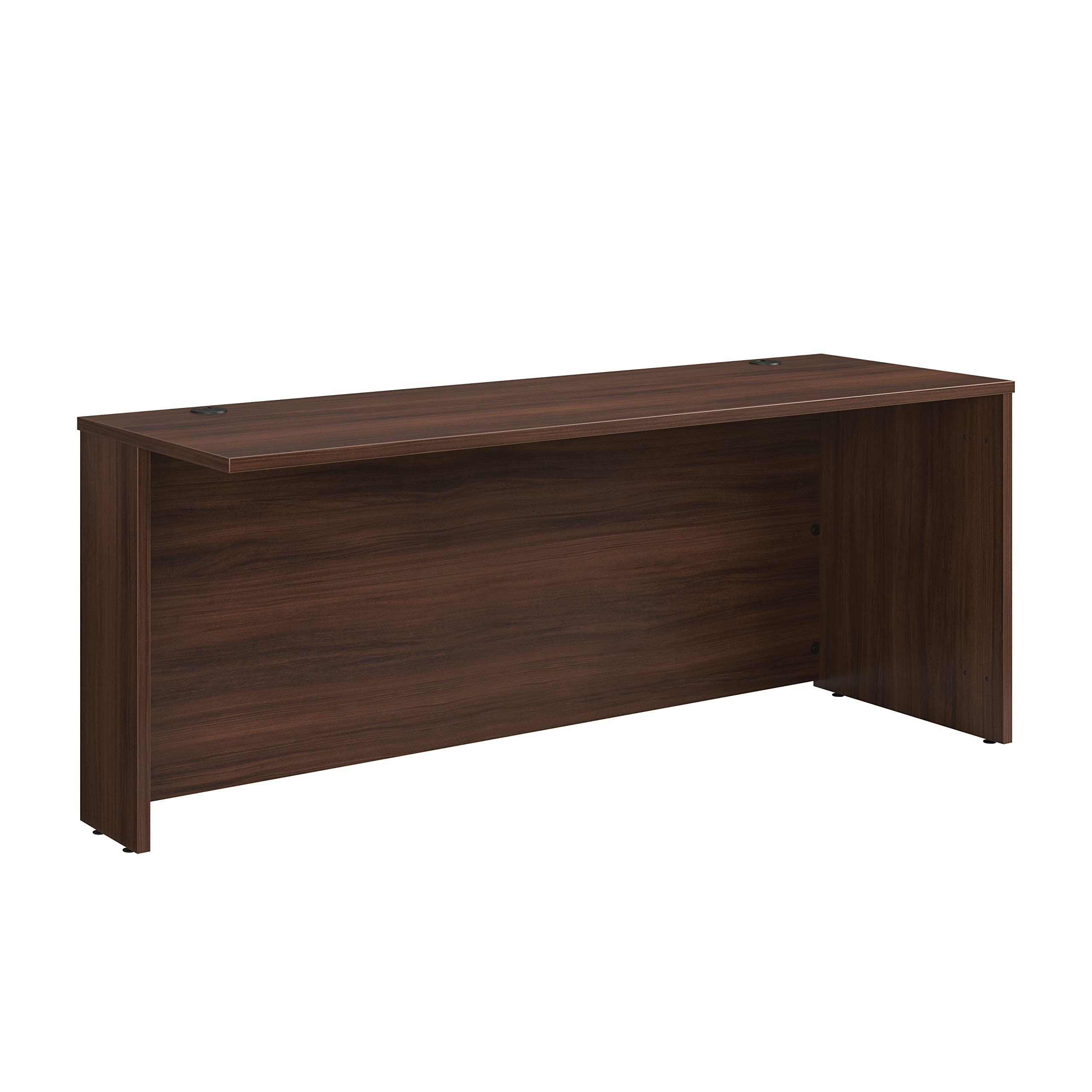 Sauder OfficeWorks by Sauder Affirm 72 X 24 Desk Shell/cred/Return, Noble Elm Finish