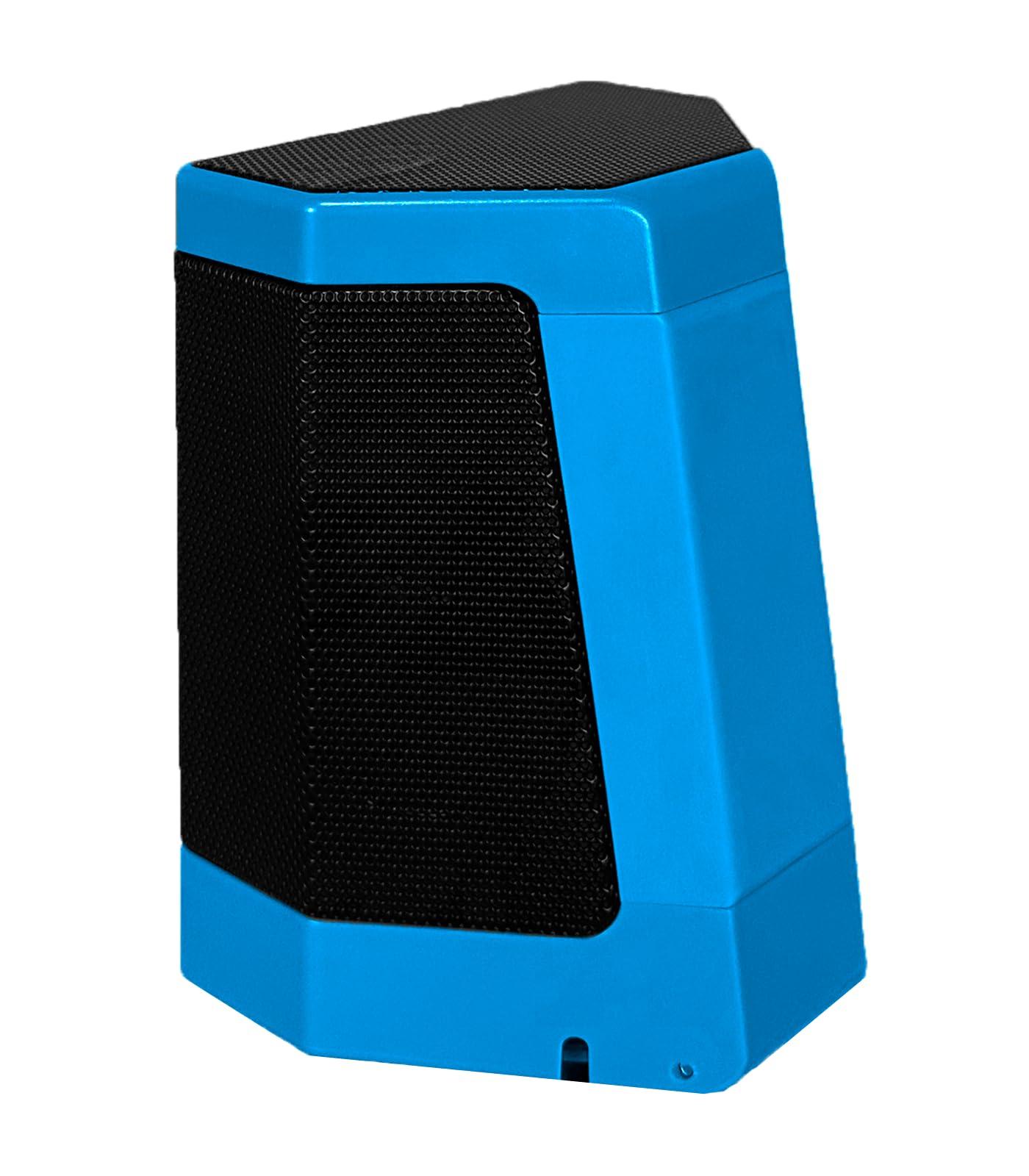 DESERT FOX GOLF Desert Fox DJ-10 Wireless Golf Speaker - Bluetooth Speaker Built Specifically for Golf - Magnetic Attachment to Golf Cart (Blue)
