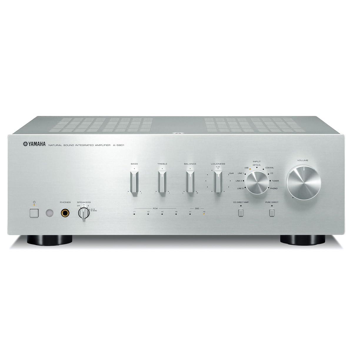 Yamaha Audio Yamaha A-S801SL Natural Sound Integrated Stereo Amplifier (Silver)