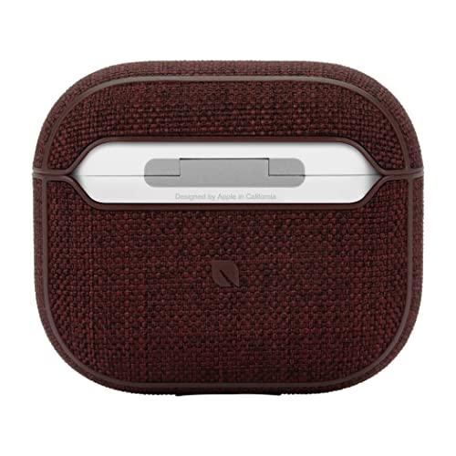 Incase Incase Airpods Case in Woolenex - Airpod 3rd Gen Case - Durable, Lightweight and Protective Cover with Premium Fabric, Scratch-Resistant Design, and Precision Fit for Everyday Use - Deep Red