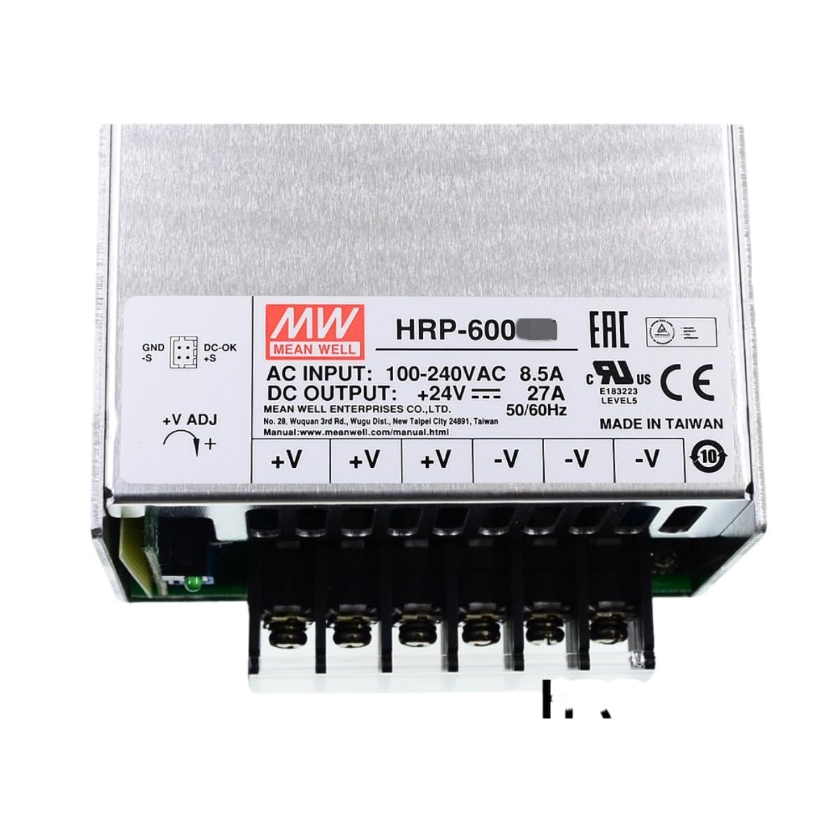 MEANWNVV Mean Well HRP 600W 36V 17.5A Switching Power Supply HRP-600N-36