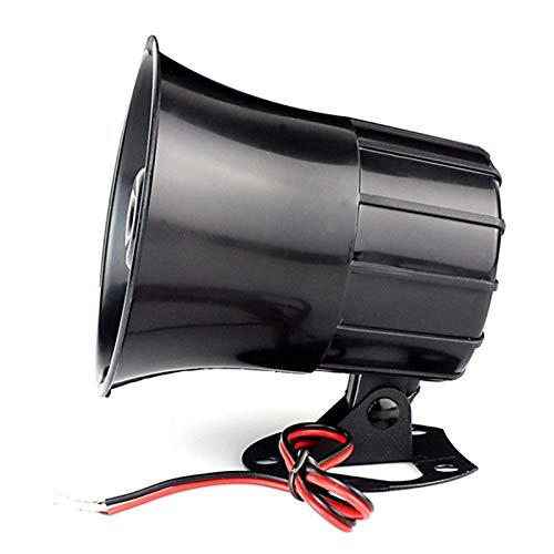 Tokatuker Tokatuker Wired Alarm Siren Horn 15W DC 6 to 12V Security Siren with Bracket for Home Security Alarm System