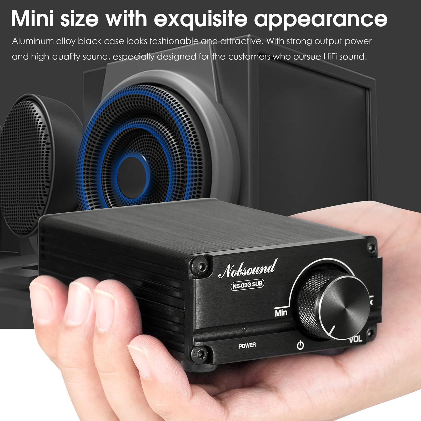 Nobsound Nobsound 100W Subwoofer Digital Power Amplifier Audio Mini Amp (Black)