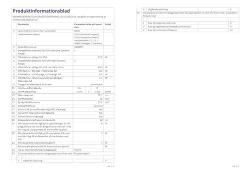 ASUS Computer Monitors